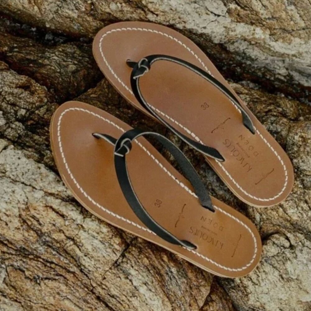 DÔEN & K.JACQUES BAIE SANDAL -- BLACK
